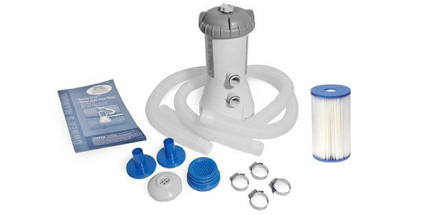 Inhoud verpakking Intex filterpomp 2271 Inhoud verpakking Intex filterpomp 2271