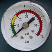 Zandfilterpomp Intex drukmeter