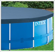 Intex Metal Frame Pool inclusief afdekzeil