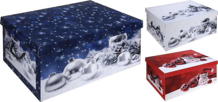 Immagine di Scatola portaoggetti e scatola regalo natalizia