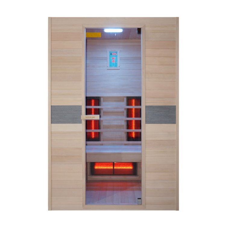 Immagine di Sauna a infrarossi Interline Jade per 2 persone 130x94x190