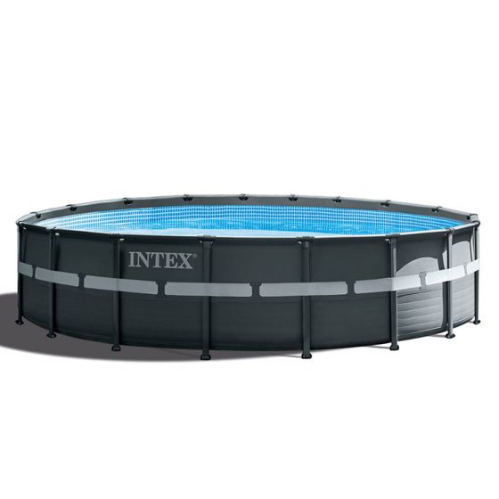 Intex Ultra Xtr Frame Piscina ø 549 Cm Set Incl Pompa Di Filtrazione A Sabbia