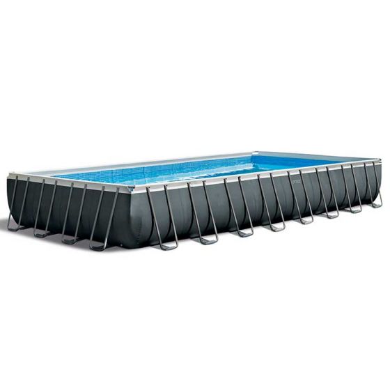 Intex Ultra Xtr Frame Piscina 975 X 488 Cm Set Incl Pompa Di Filtrazione A Sabbia