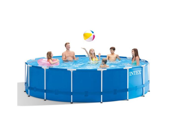 Piscina Intex Metal Frame con toldo 183x38 28209NP