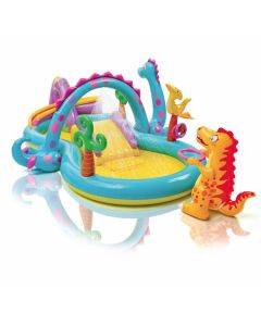 Piscina gonfiabile con postazione gioco INTEX™ Dinoland (333 x 229 cm)