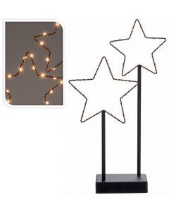 Stelle con 30 lampadine a LED 40 cm