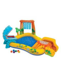 Piscina gonfiabile con postazione gioco Intex Play Center Dinosauro