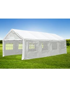 Gazebo per feste 4x8 metri bianco con pareti Pure Garden & Living