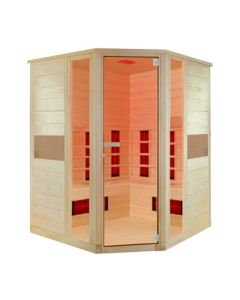 Interline Ruby 2-pers. Cabina a raggi infrarossi ad angolo (127x127x190)