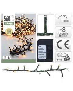Catena di luci con 560 lampadine a LED - 11 metri