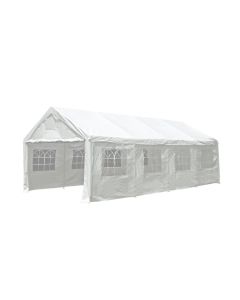 Gazebo per feste 4x8 metri bianco con pareti Pure Garden & Living