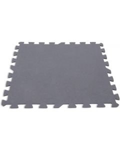 Intex piastrelle sotto piscina grigio (8 pezzi da 50 x 50 x 0,5 cm)