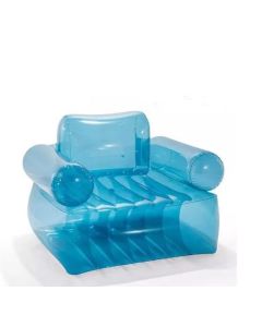 Intex Poltrona Gonfiabile Blu Trasparente