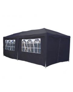 Tenda pop-up per feste 3x6m grigio - PE 160 gr/m