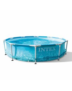 Intex Metal Frame Piscina - Ø 305 cm Beachside