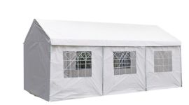 Gazebo per feste 3x6 metri Deluxe Pure Garden & Living, bianco con pareti