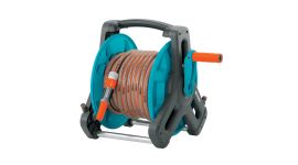 Avvolgitubo accessoriato Gardena Classic 50 con supporto a muro
