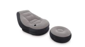 Ultra Lounge stoel met poef