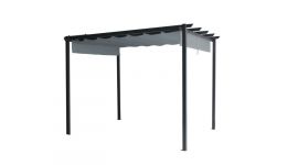Martinique padiglione da giardino 3x4 grigio Pure Garden & Living