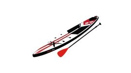 XQ Max 381 Racing SUP Board rosso