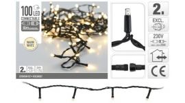 Estensione illuminazione natalizia 100LED bianco caldo