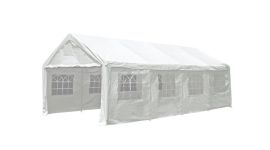 Gazebo per feste 4x8 metri bianco con pareti Pure Garden & Living