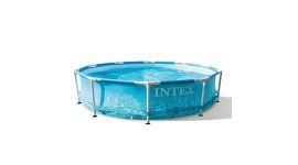 Intex Metal Frame Piscina - Ø 305 cm Beachside