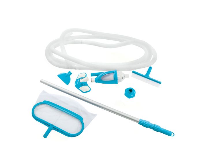 Kit di pulizia per piscina INTEX™ Deluxe - Ø 29,8 mm attacco (asta inclusa)