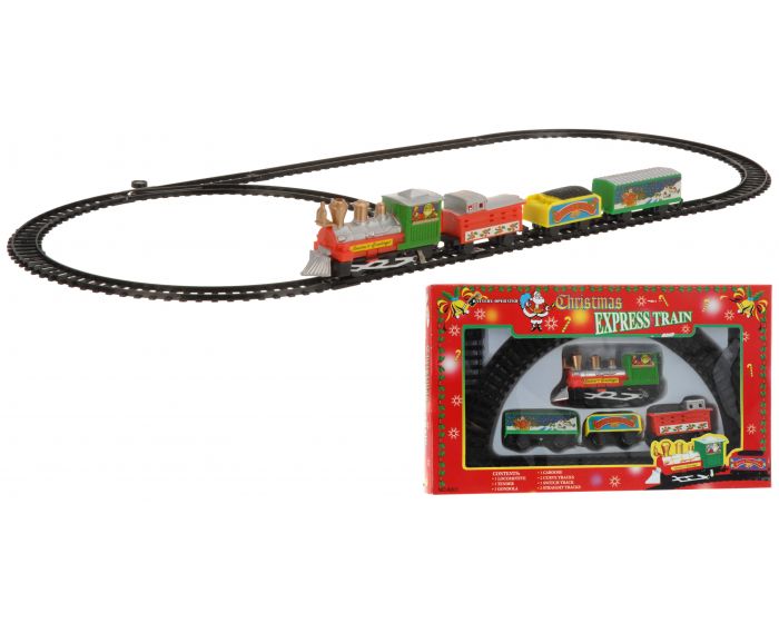 Trenino di natale a 9 pezzi