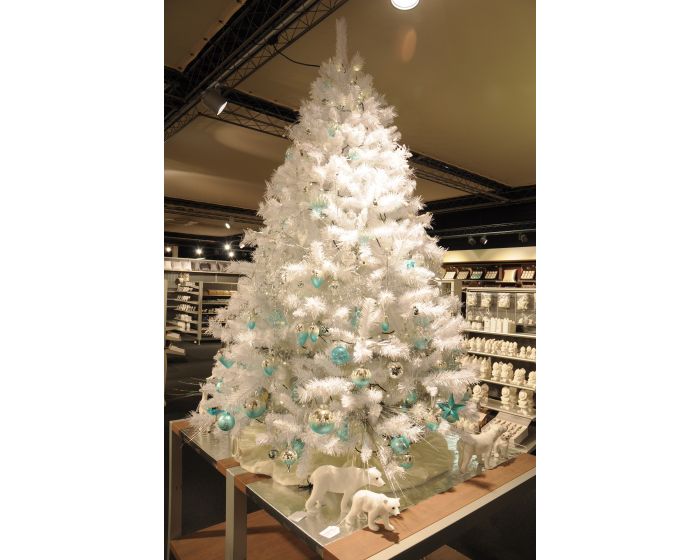 Albero di natale 150 cm Luxe bianco