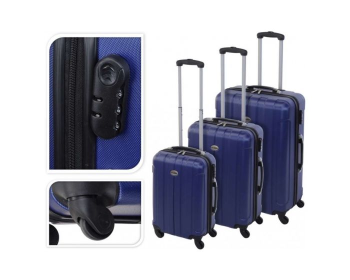 Valigia blu - 61 litri