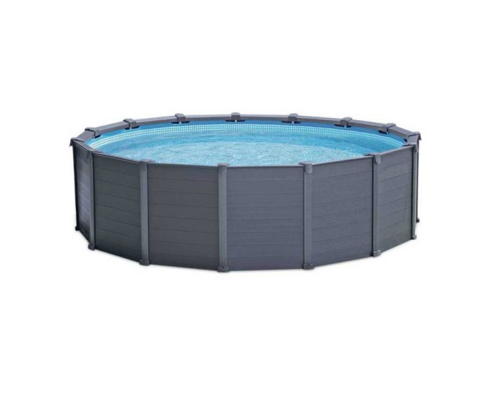 Intex Graphite Panel Piscina Ø 478 cm (set)